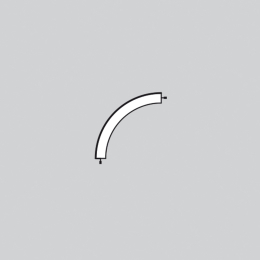 Lampada a muro Artemide 2125C10A0 Alphabet of light system -  Vertical - Down - 3500K - Not Powered