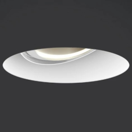 Più piano in pure - Plafonnier lentille blanche brillante et tube blanc mat